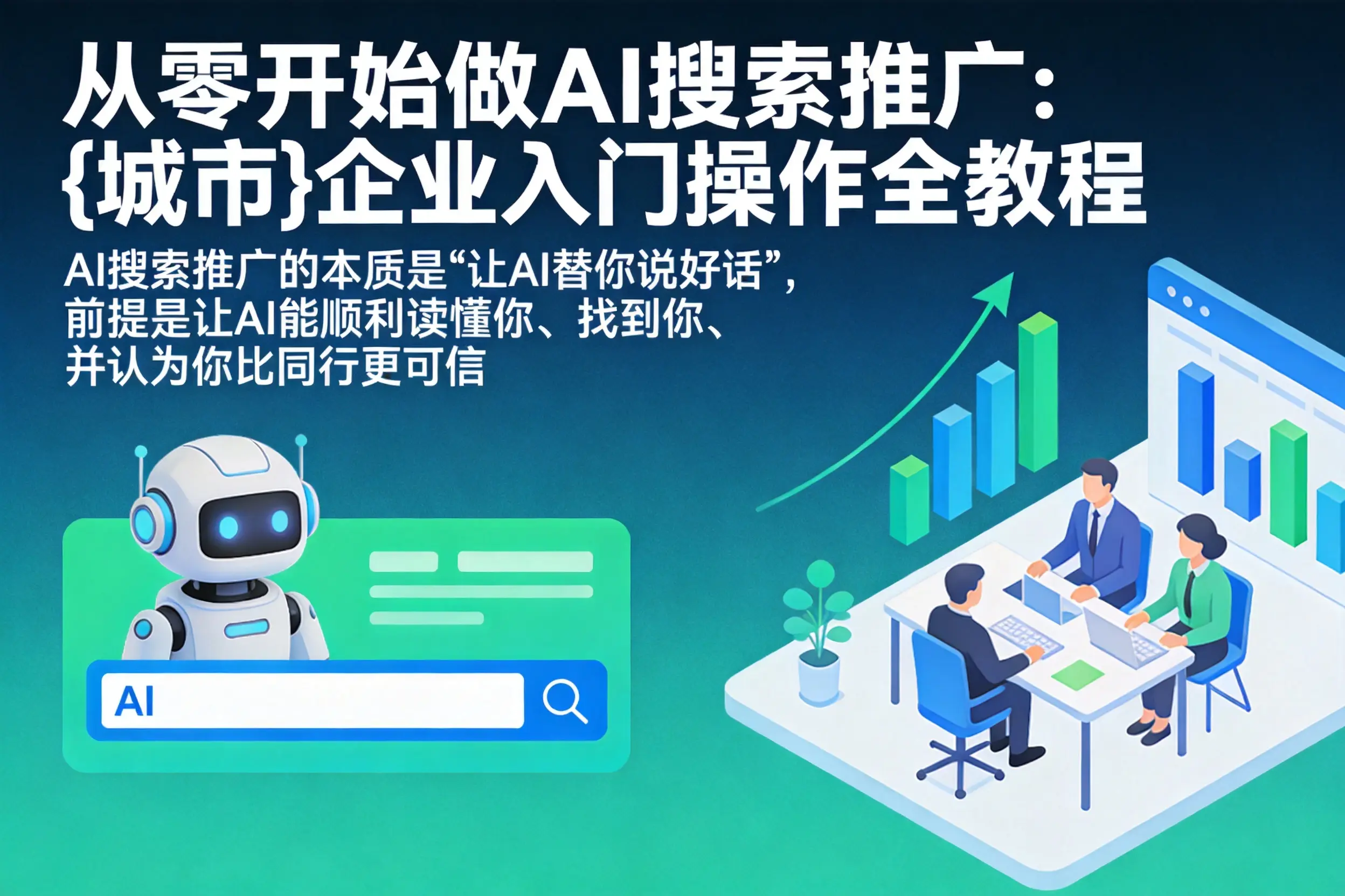 从零开始做AI搜索推广：邯山企业入门操作全教程